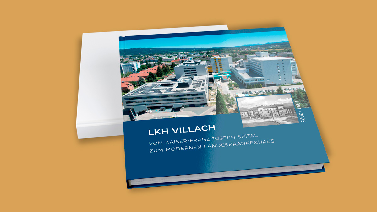 Ansicht des Buches über das LKH Villach.