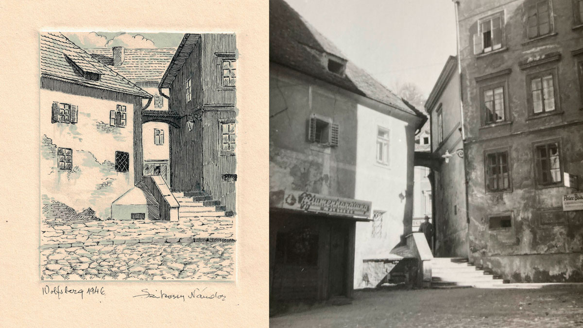 zinngiesser-wo-08 Alte Bilder der Zinngießerstiege einst.