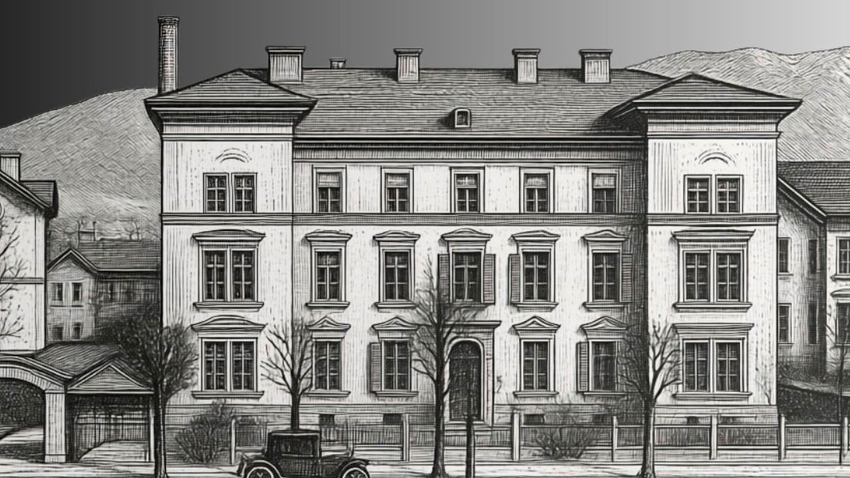 Alte Ansicht des LKH Villach.