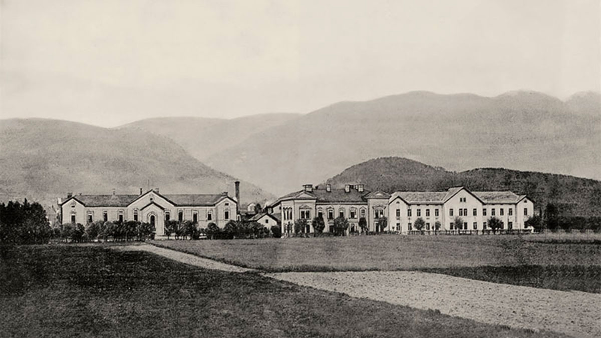 Alte Ansicht des LKH Villach.